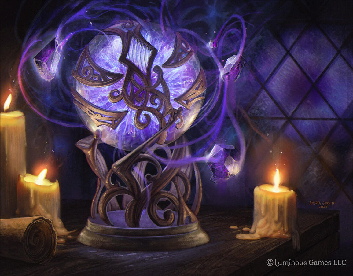 Purple orb for Luminous Games